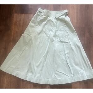 FOXMOOR Vintage High Waist A-Line Corduroy Jean Skirt 24”